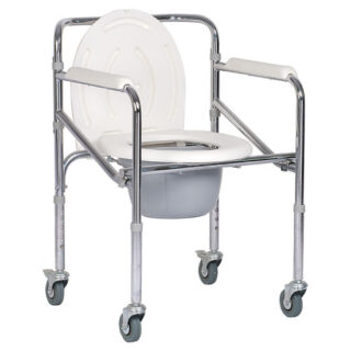 Folding Commode Chair with Wheel