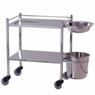 Dressing Trolley with Bowl & Bucket